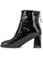 25K415-1 Kadın Hakiki Deri Topuklu Bot Siyah 3