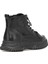 25K310-13 Kadın Hakiki Deri Sneaker Bot Siyah 4