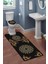 Modern Desenli 3'lü Banyo Paspas Takımı – Yıkanabilir Kaymaz Tabanlı Klozet Takımı KLZ0032 2