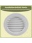 8 Inç Yuvarlak Havalandırma Menfezi Abs Panjur Izgara Kapağı Beyaz Soffit Havalandırma Menfezi Banyo Ofis Mutfak Havalandırması Için Dahili Sineklik Filesi (Yurt Dışından) 4