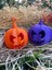 Halloween Bal Kabağı Tealight Mumluk, Mini Kabak Seti 2 Li, Mumlar Dahildir.. 1