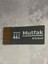 Smartad Mutfak Kapı Isimliği Ahşap Görünümlü Parlak Pleksi 20 x 9 cm 4