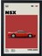 Honda Nsx 1990-2005 Car Serie Özel Tasarım Siyah Çerçeveli Tablo Poster 1