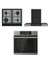 3'lü Ankastre Set Gaz Ocaklı Inox (HWO6OSM2F3XH-HAHG6BF4XH-HATS6DS2XWIFI) 1