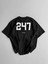 Mdb Baskılı Oversize Bisiklet Yaka Tshirt Iyah 1