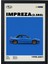 Subaru Impreza (2.5rs) 1998-2001 Car Serie Özel Tasarım Siyah Çerçeveli Tablo Poster 1
