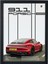 Porsche 911 Gts Siyah Çerçeveli Tablo Poster 1