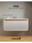 Pion Lavabo Dolabı 120 cm Beyaz-Meşe 3