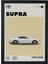 Toyota Supra 1993-2002 Car Serie Özel Tasarım Siyah Çerçeveli Tablo Poster 1
