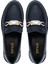 Kadın Hakiki Deri Lacivert Loafer Ayakkabı 817 9879 Bn Ayk SK25-26 Lacı Dr 5