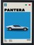 Pantera 1972 Model V1 Car Serie Özel Tasarım Siyah Çerçeveli Tablo Poster 1