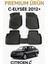 Citroën C-Elysee 2012+ Uyumlu 3D Oto Paspas Premium 1