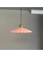 Risso Pembe Metal Büyük Avize Lale Başlık Tekli Rustik Cafe Modern Sarkıt Aydınlatma 3
