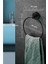 Yuvarlak Halka Banyo Mutfak Havlu Askılığı Siyah Ergonomik Tasarım ile Uzun Ömürlü 5