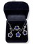 Safir Işıltılı Gümüş Çiçek Set&takım-Mücevher Bahçesi Koleksiyonu 1