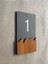 Wooden Serisi Dikey Kapı Numarası Antrasit Renk 8 x 18 cm Kolay Uygulama 2