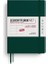 LEUCHTTURM1917 Orta Boy (A5) 18 Aylık Haftalık Ajanda 2026 Sert Kapak, Ingilizce, Forest GREEN372812 1