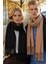 Unisex Yumuşak Dokulu Püsküllü Kışlık Buklet Atkı Şal 2'li Set 5