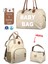 Baby Bag Bebek Bakım Kadın Omuz Çantası + Popi Anne Kadın Sırt Çantası Termos Çanta Hediye 1