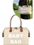 Baby Bag Bebek Bakım Kadın Omuz Çantası + Popi Anne Kadın Sırt Çantası Termos Çanta Hediye 3