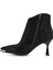 25K416-1 Kadın Taşlı Topuklu Bot Siyah 3