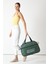 Powerspeed Kadın Yeşil Büyük Boy Önü Fermuarlı Baskılı Spor ve Seyahat Omuz Çantası 2
