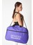 Powerspeed Kadın Mor Büyük Boy Önü Fermuarlı Baskılı Spor ve Seyahat Omuz Çantası 4
