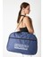 Powerspeed Kadın Lacivert Büyük Boy Önü Fermuarlı Baskılı Spor ve Seyahat Omuz Çantası 1