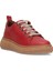 D25YA-120 Kadın Hakiki Deri Casual Ayakkabı Kırmızı 2
