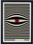 Bauhaus Eyes V3 Siyah Çerçeveli Tablo Poster 1