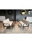 Serdem-(Eco)-2-2-Sehpa Metal Bahçe Balkon Takımı Mobilya Grubu (Krem) 2