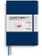 LEUCHTTURM1917 Orta Boy (A5) 12 Aylık Ajanda ve Not Defteri (Çizgili) 2026 Yumuşak Kapak, Ingilizce, Navy 372682 1