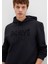 Mavi Logo Baskılı Kapüşonlu Siyah Sweatshirt 0610941-900 12