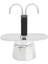 Fincanlık Kahve Makinesi, 100 ml Mini Kahve Potu, Çift Başlıklı Alüminyum Ocak Üstü Espresso Makinesi, Ev, Kafe, Ofis Kullanımı Için (Yurt Dışından) 1