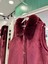 Vatkatex Kürklü Angora Yelek - Bordo - 2 4