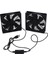 Çift 120 mm 5 V USB ile Çalışan Pc Yönlendirici Fanları Hız Kontrol Cihazı ile Yönlendirici Modem Alıcısı Için Yüksek Hava Akışlı Soğutma Fanı (Yurt Dışından) 1