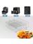 4.2-5.8qt Hava Fritözü Mutfak Fırını Buharlı Pişirici Için 2 Katmanlı Hava Fritözü Rafı, Istiflenebilir Izgara Izgara Rafı, Paslanmaz Çelik (Yurt Dışından) 2