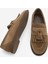 Kadın Loafer Püsküllü Günlük Ayakkabı Petlin Taba Süet 7