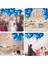 Metalize Parlak Mavi Kalp Şekilli Uçan Balon Folyo 18 Inç 45 cm 25 Adet 1