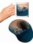 Dünya Haritası Baskılı Bilek Destekli Mouse Pad + Kupa Bardak Mug 1