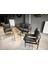 Serdem-(Eco)-2-1-1--Sehpa - Metal Bahçe Balkon Takımı Mobilya Grubu (Antrasit) 1