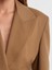 60774 Fitted Kesim Vatkalı Blazer-Camel 4