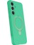 Resveq Newface Samsung Galaxy S24 Fe Regal Magsafe Standlı Kapak - Yeşil 2