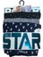 Mdb Star 106 Desenli Pamuklu Kemer Likralı 3'lü Boxer 1