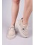 Elandra Tokalı Süet Sneaker Bej 4