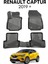 Renault Captur 2012–2019 Uyumlu 3D Havuzlu Oto Paspas Premium 1