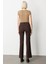 Ispanyol Paça Yan Cepli Pantolon Kahve 05011 3