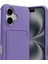 Resveq Newface Apple Iphone 17 Kelvin Kartvizitli Silikon - Lila 2
