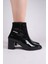 Sıon Kroko Topuklu Bot Siyah 2