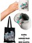 Kitten Baskılı Bilek Destekli Mousepad + Kupa Bardak Mug + Siyah Bez Çanta 1